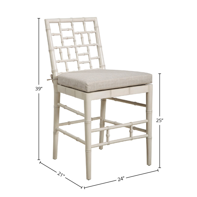 Hugo 39" Tall Counter Stool, Black, Cream, Counter Stool (25” Seat Height)