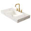Meuble-lavabo de luxe en noyer de 36 po Luxury