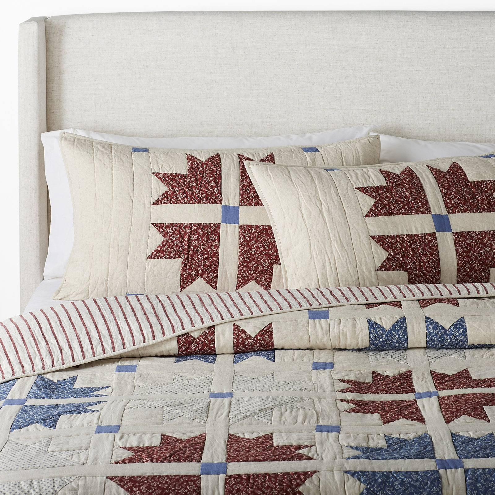 Biala Cotton Blend Sham Set, King