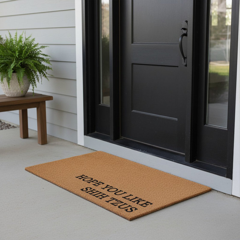 Hope You Like Dobermans Doormat, 17"x29", 24" x 36", Shih tzus