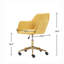 Chaise de bureau pivotante rembourrée en tissu Bollay-448674056-463346539