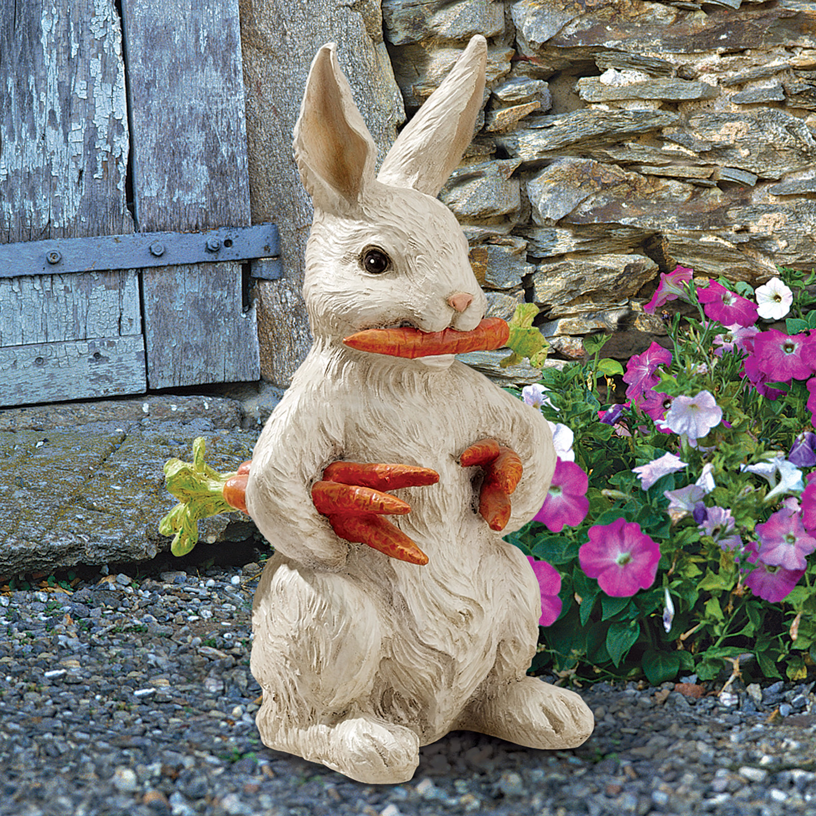 Carotene the Rabbit Garden Statue