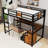 Twin XL 2 Drawers Metal Loft Bed with Built-in-Desk and Storage