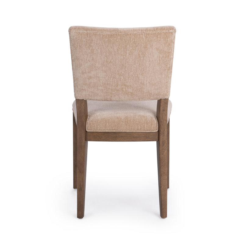Arima Upholstered Dining Chair, Brown, Wheat Husk