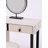 Ensemble de coiffeuse et tabouret de bar Barenia