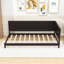 Lit de jour simple en bois avec lattes-888168404