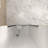 36 "X 72" Bifold Shower Door,  1/4"(6Mm)  Tempered Glass, Matte Black Aluminum Frame, Explosion Proof Film-119866369