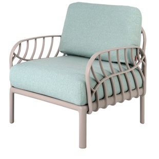 Fauteuil de patio Laurel Club avec coussins