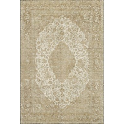 Premium Machine Washable Honig AMF1657 Global Rug