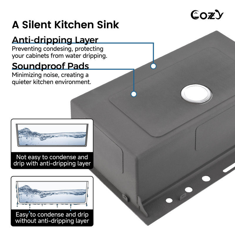 Single Bowl Stainless Steel Kitchen Sink