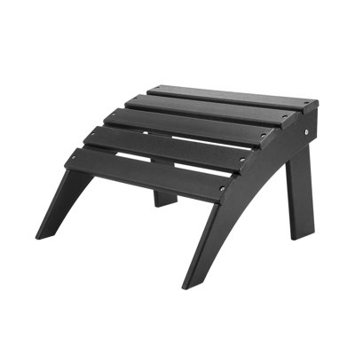 Repose-pieds de patio extérieur en PEHD Adirondack résistant aux intempéries avec design ergonomique