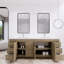 Ensemble de meuble-lavabo double 84 po Irline-1237931414