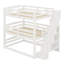 Lit superposé triple avec escalier de rangement, conception séparée-1398890355
