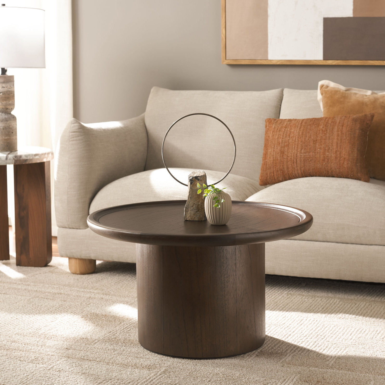 Acadia Coffee Table, Dark Oak