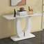 Table de bar rectangulaire moderne et simple brillant