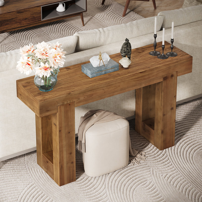 Console en bois massif