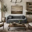 Canapé inclinable convertible de 86 pouces incurvé, canapé-lit pliant sans cadre 2 en 1 avec base coulissante et assise profonde, canapé inclinable en chenille à deux places, aucun assemblage requis gris-1955751472