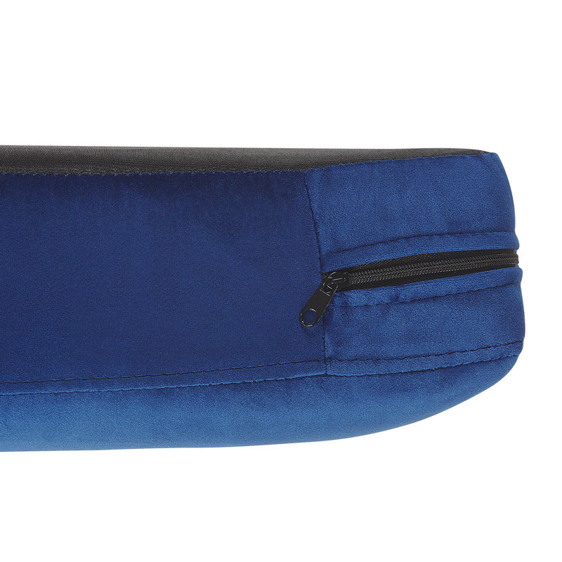 Amaya Velvet Armchair, Cobalt Blue