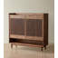 Armoire à chaussures minimaliste en bois de cerisier moderne
