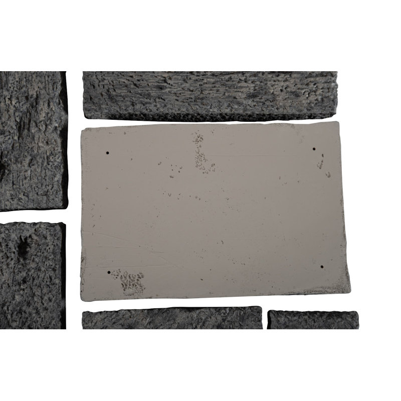 Etched Rock Puzzle Wall Tiles, Set of 9