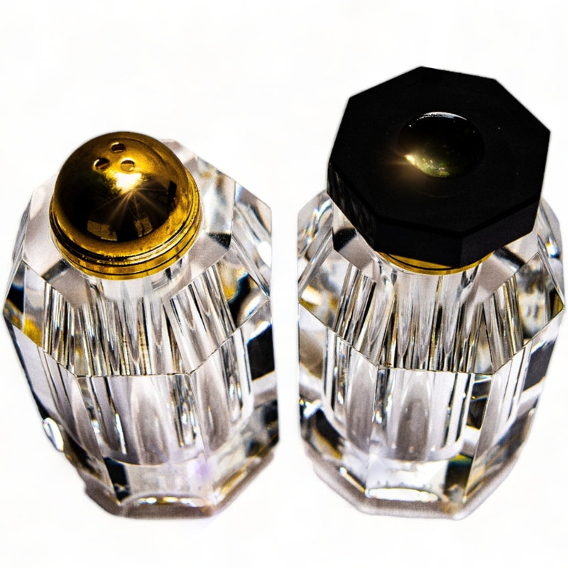 Ensemble salière et poivre Ambrosia Crystal, Transparent