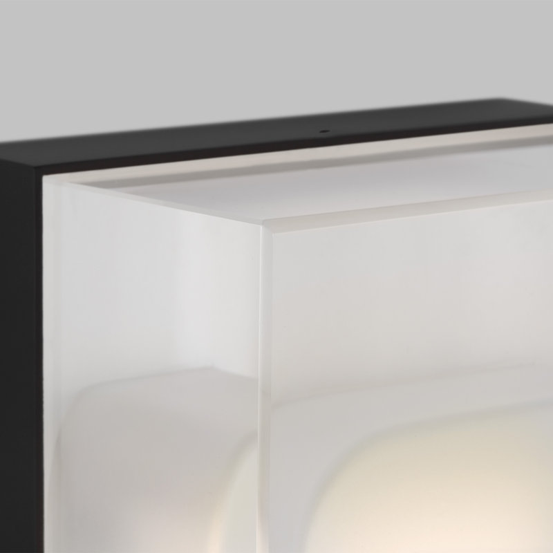 Milley 1 - Light LED Flush Mounted Sconce, Nightshade Black