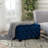Modern Living Room In Navy Blue Velvet , Look, Button-, 29.26"X29.26"X18.05-2002567118