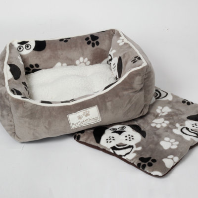 Animal Print Pet Bed