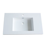 Dowell 37'' Rectangular Drop-In Vanity Tops with Overflow