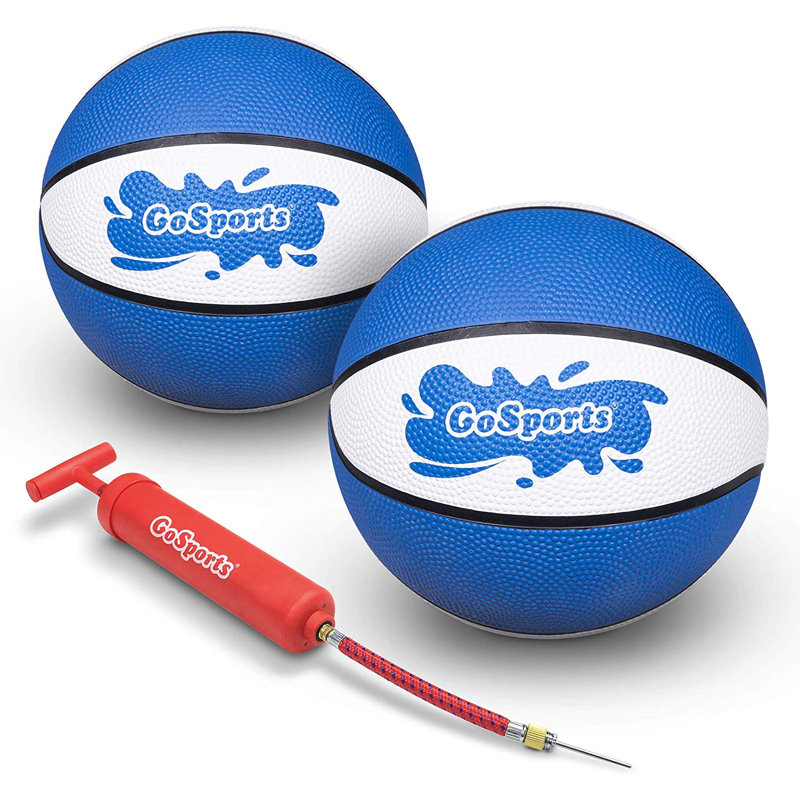 Ballons de basketball GoSports - Taille 3 (7 pouces), Bleu