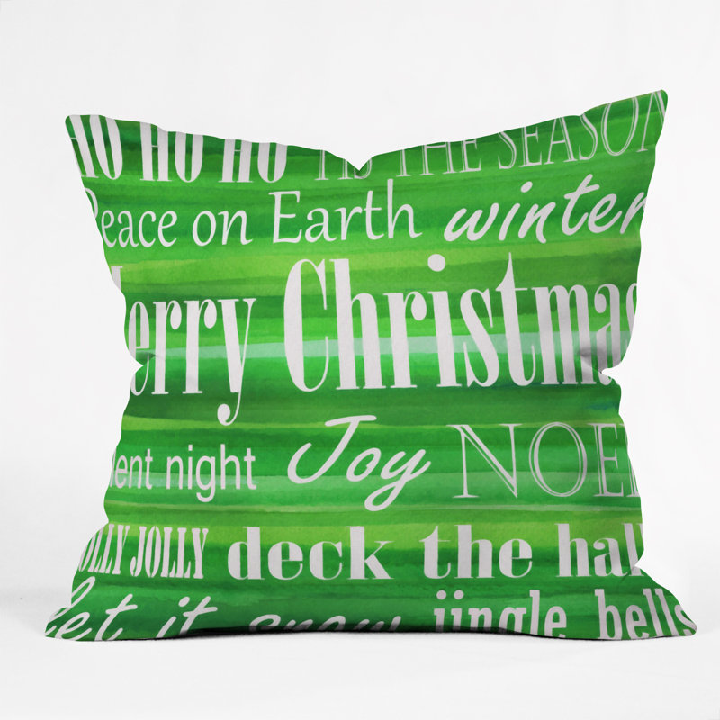 Coussin décoratif de Noël Sophia Buddenhagen, 18 po x 18 po