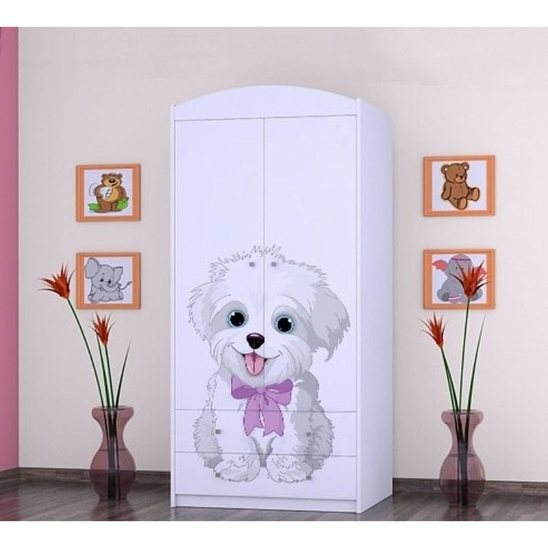 Nieto 2 Door Wardrobe, White