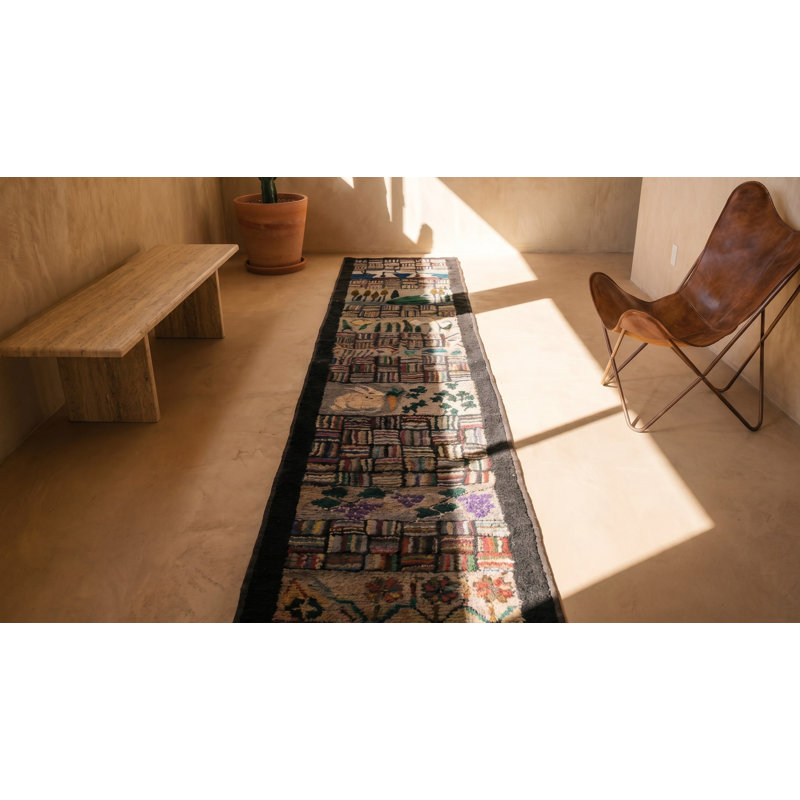 Tapis crocheté antique Antique