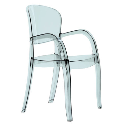 Adelinne Plastic Outdoor Stacking Dining Armchair