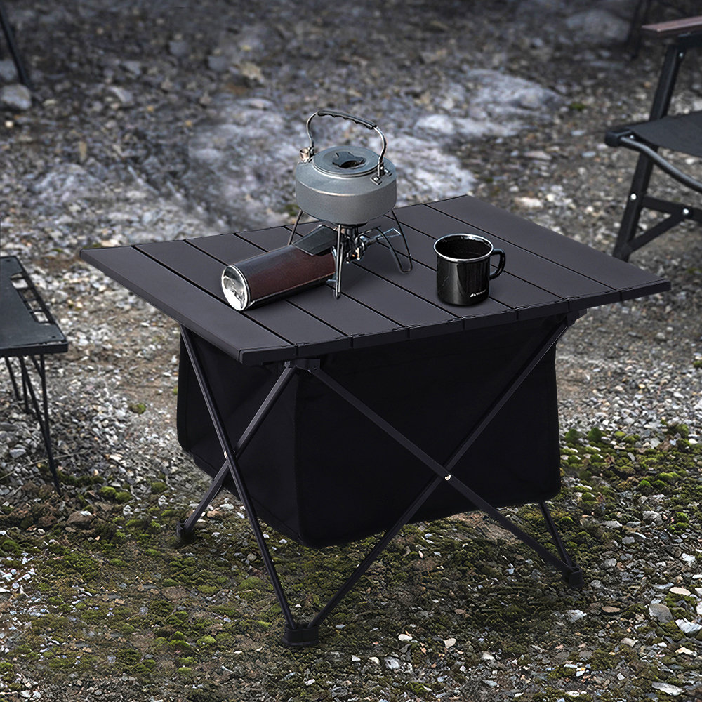 Britani Rectangular Metal Folding Outdoor Camping Table , cm W cm D