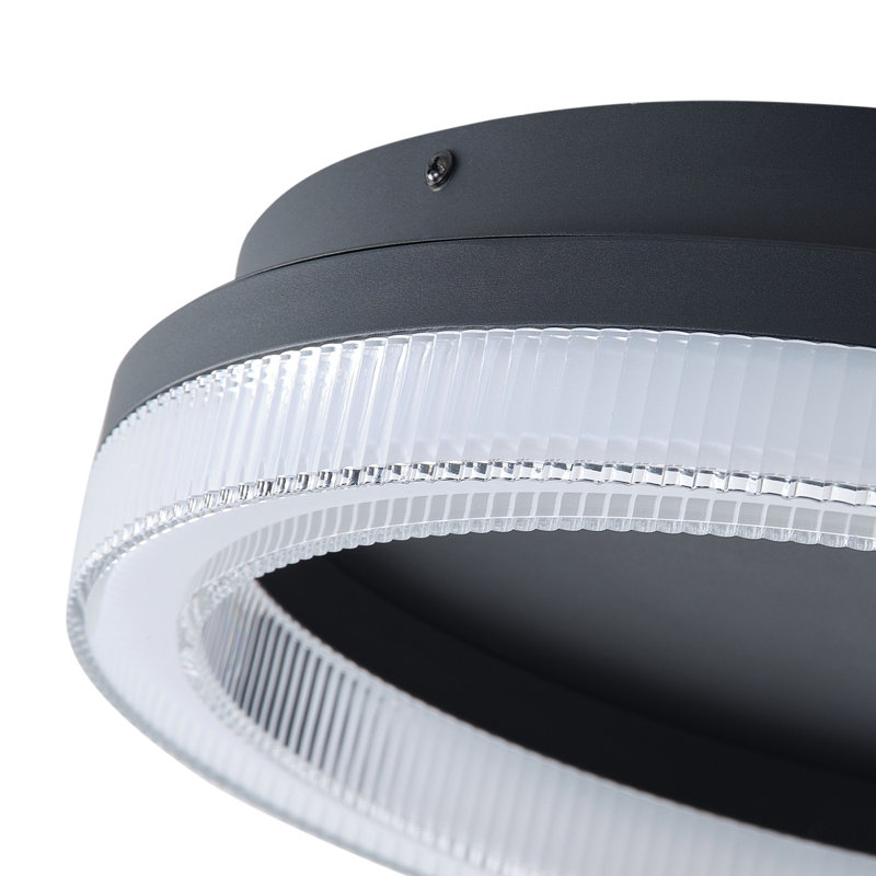 1 - Plafonnier à DEL à intensité variable noir et blanc