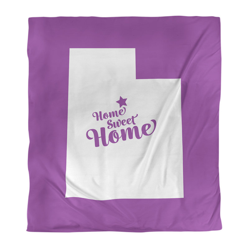 Polyester Duvet Cover, Brushed Polyester, Twin XL Duvet Cover, Violet