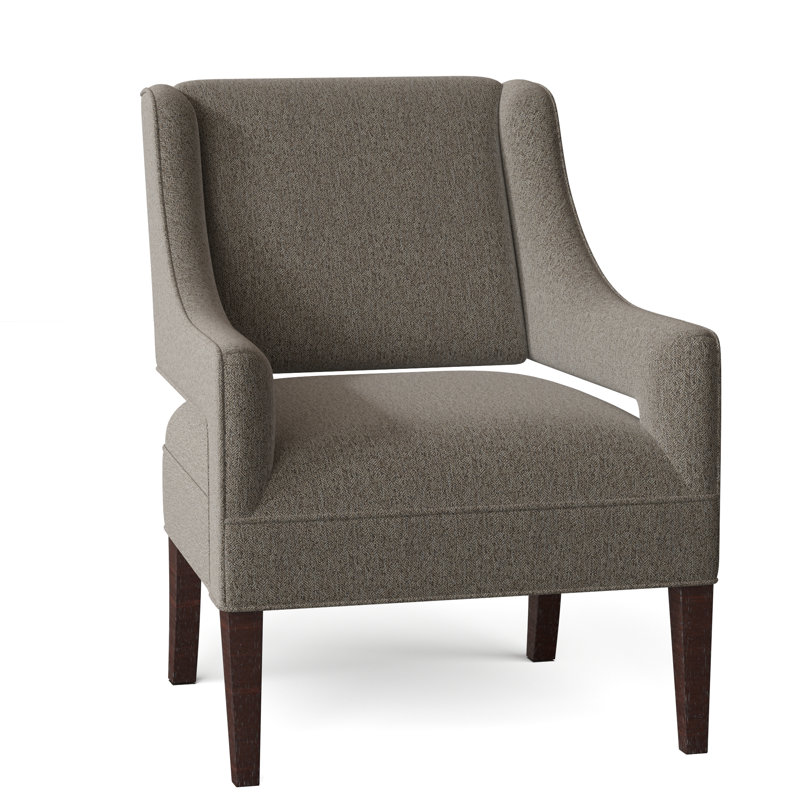 Fauteuil l 27 po Madison, Chêne français, Polypropylène / oléfine noisette 8794