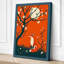 Fox Beneath the Moon Modern - Wrapped Canvas-1755275586-1755275637