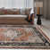 Bentancourt Medallion Black/Terracotta Area Rug