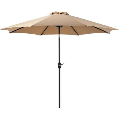 Levonia 5.5 " W Hexagonal Adjustable and Adjustable Height Market Umbrella with Crank Lift