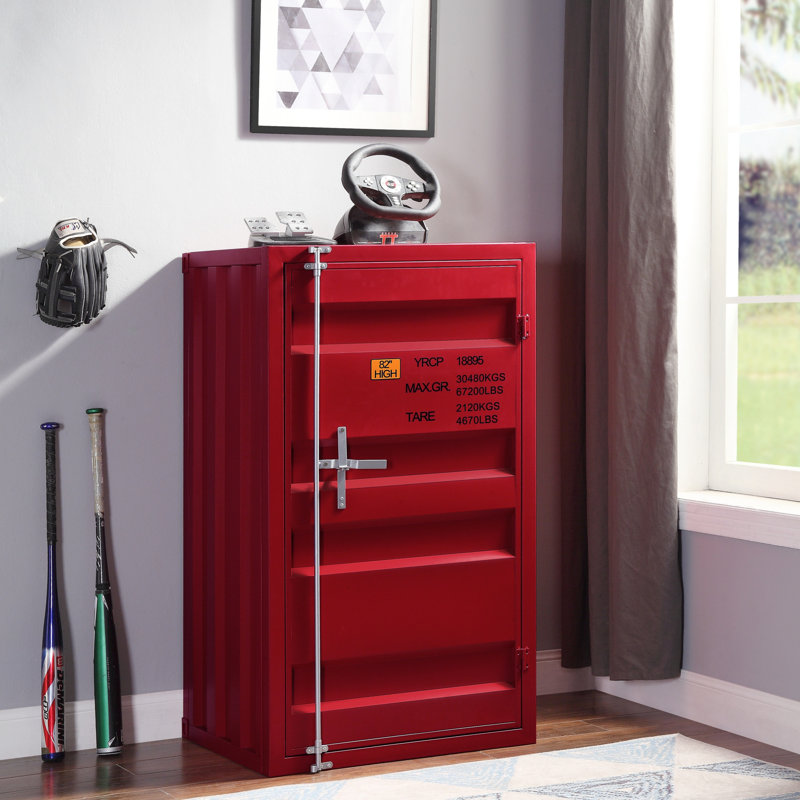 Cargo Red Finish Chest
