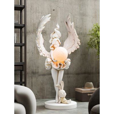 Minimalist Modern Resin Floor Lamp