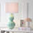 Pablo Crystal and Glass Standard Table Lamp