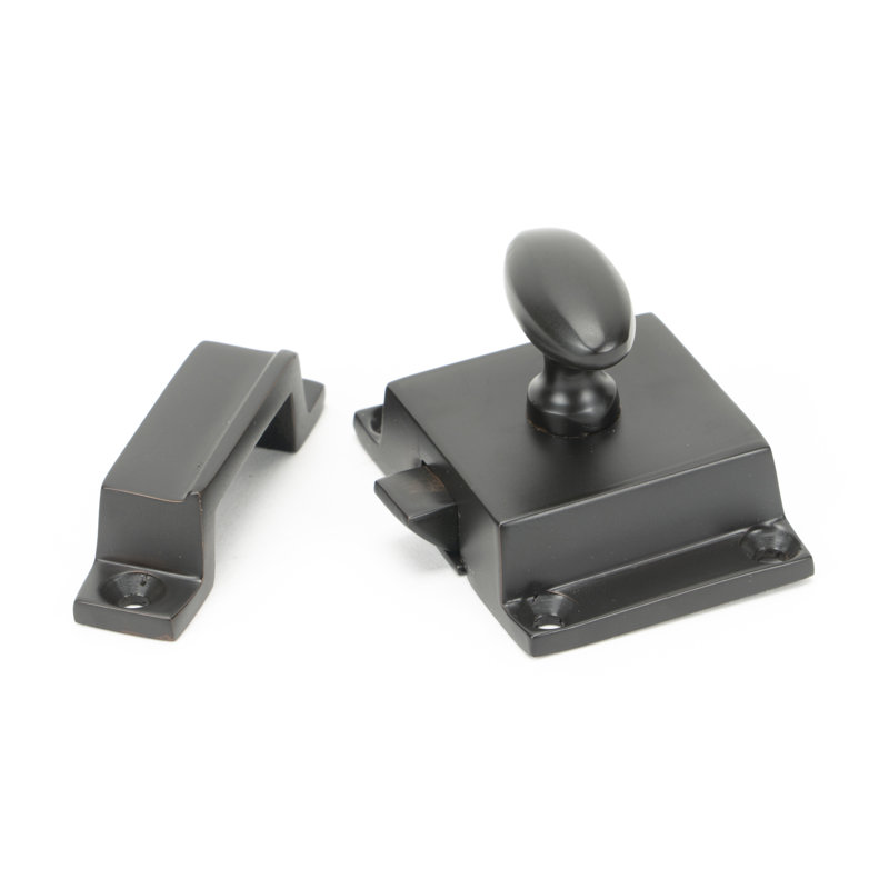 Cabinet Latches, Aged Bronze