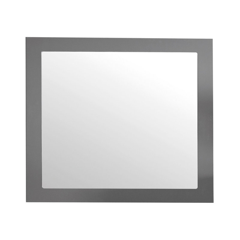 Miroir de salle de bain biseauté 36 po Markes, gris