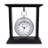 Analogue Wood Quartz Movement / Crystal Tabletop Clock in Black