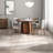 Round Solid Wood Dining Tables with Turntable-1600721109