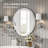 Ebern Designs Witwicki 24" X 24" Circle / Witwicki Silver Aluminum Framed Mirror