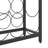 Adedeji 57 Bottle Floor Wine Bottle Rack in Black